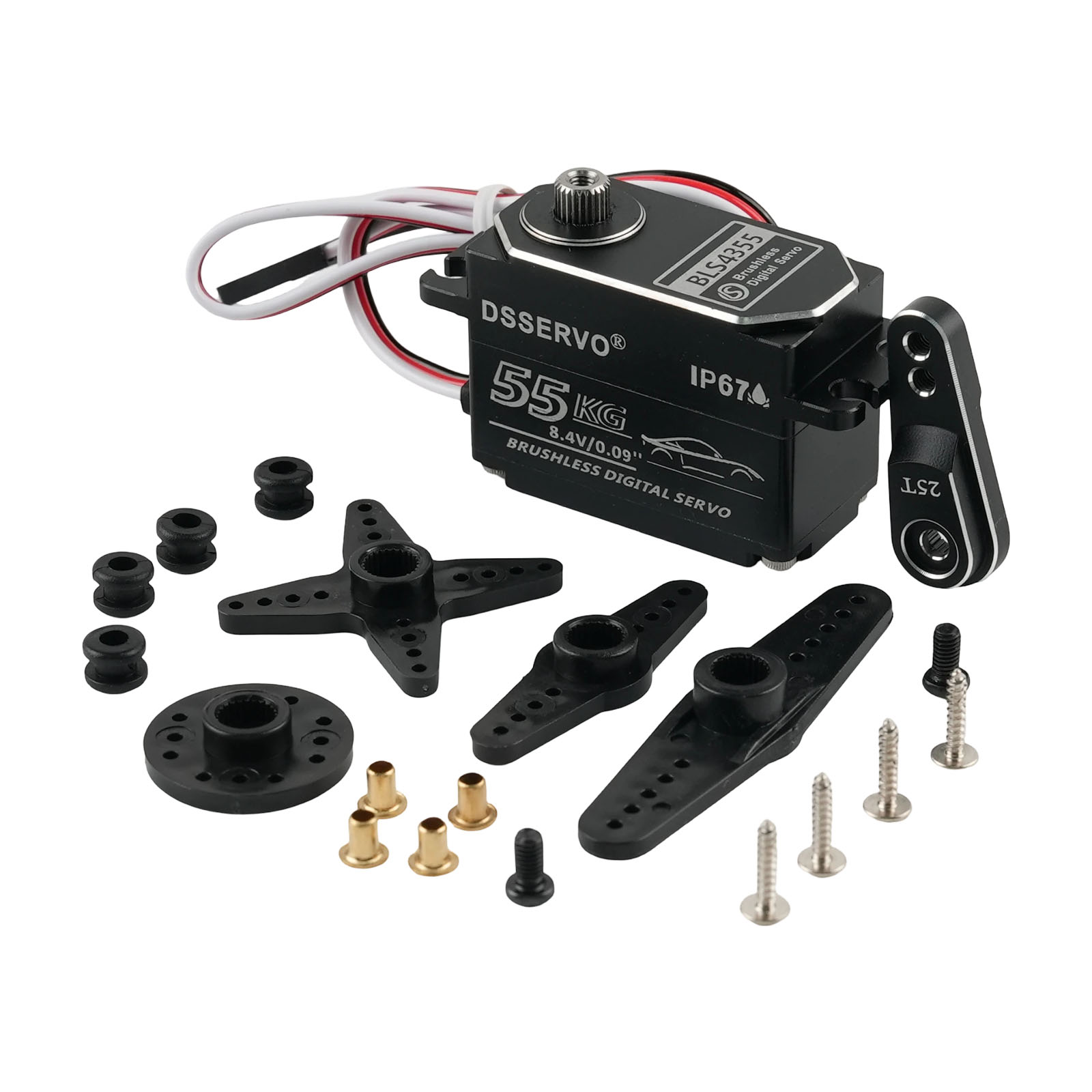 Rc Hobby Products - Dsservo BLS4355 55KG Servo Digital Brushless