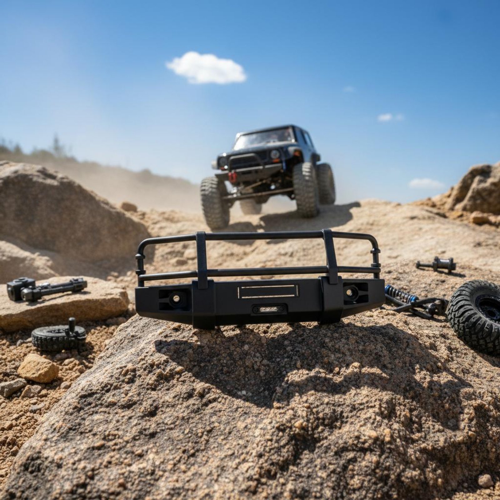 Rc Hobby Motors - Para-choque Dianteiro para RC Crawler -