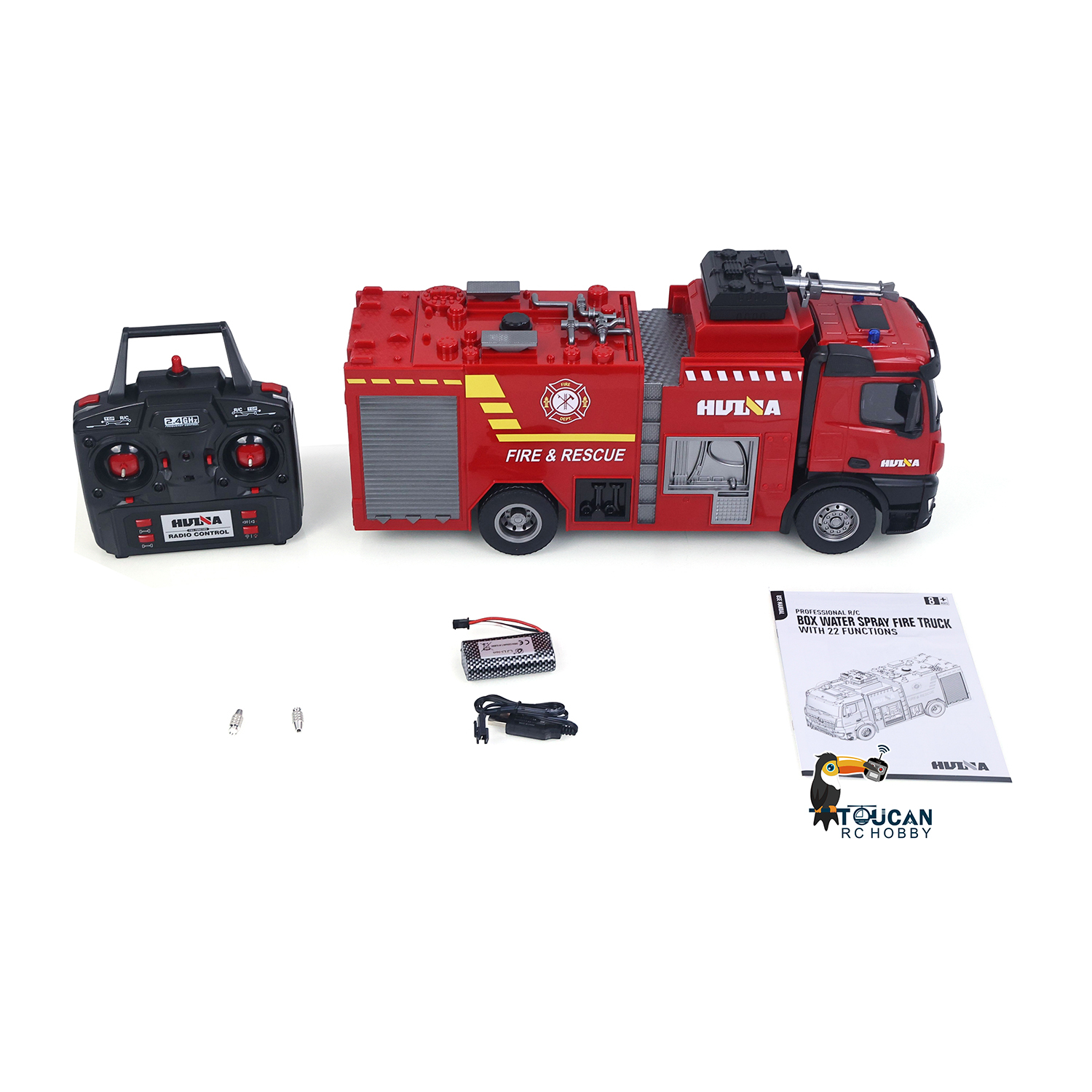 Caminhão de Bombeiros RC HUINA - Rc Hobby Toucan avaliação e preço