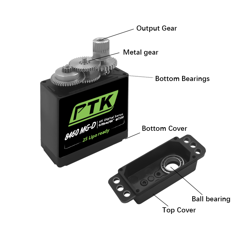 PTK 8460 MG-D9g Servo Digital  - Servo Metal Gear avaliação e preço