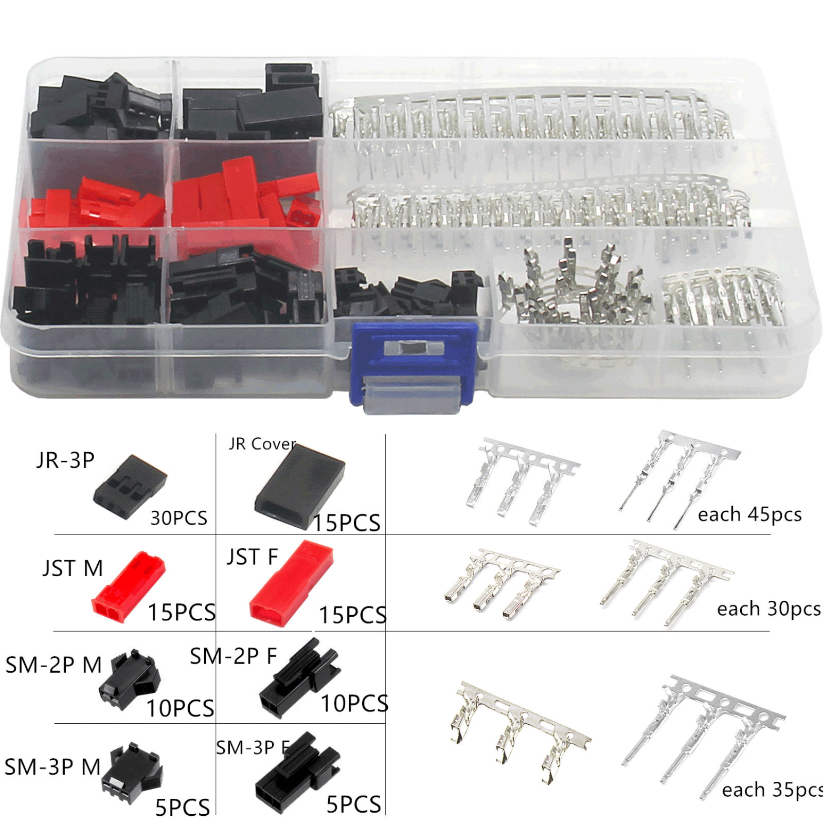 Conjunto de Conectores Servo J - Rc Hobby Wire avaliação e preço