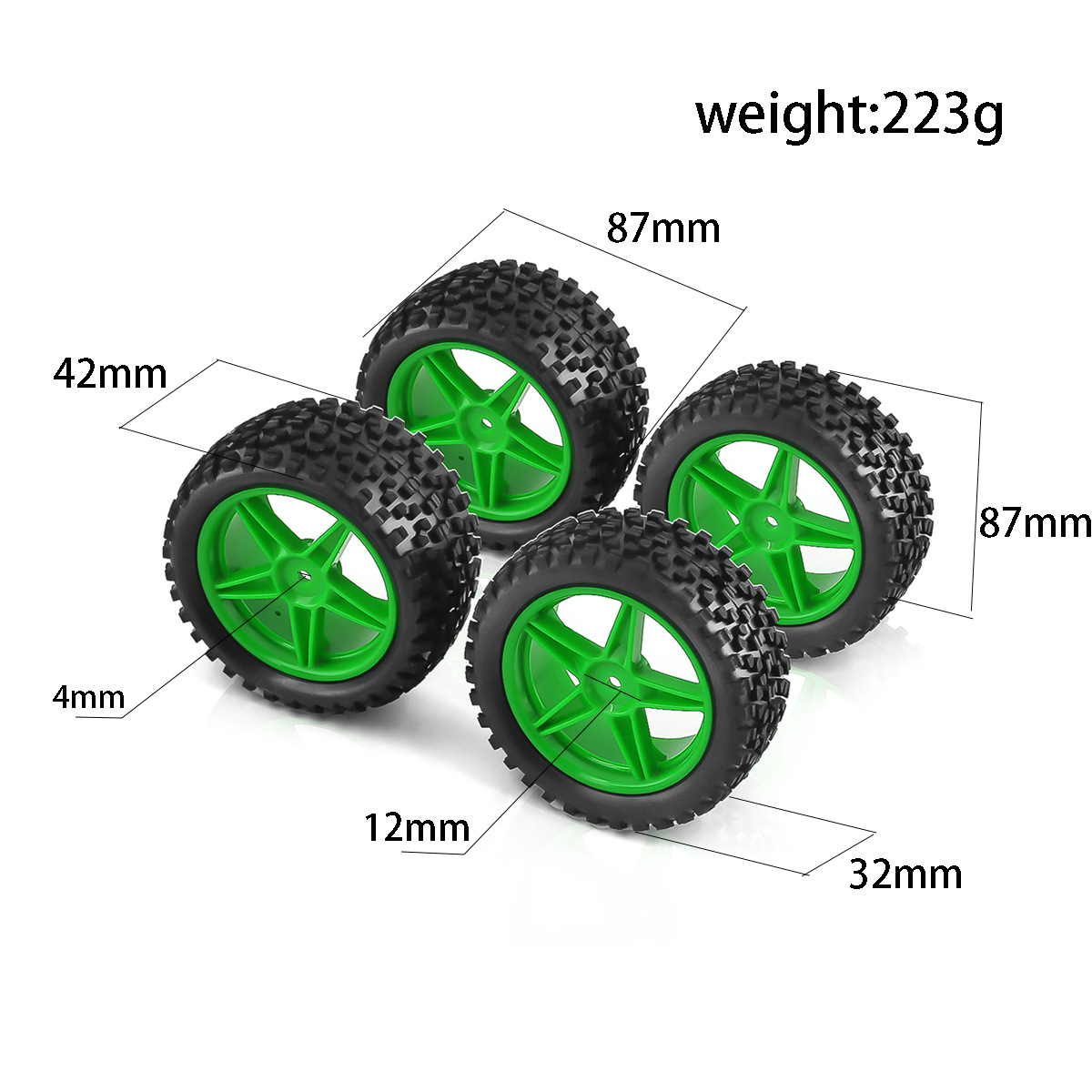 Pneus e Rodas RC Off-Road 1/10 - Wheel Rim Rc avaliação e preço