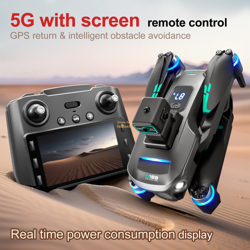 8k câmera dupla 5g wifi fpv co - Rc Hobby Wire avaliação e preço