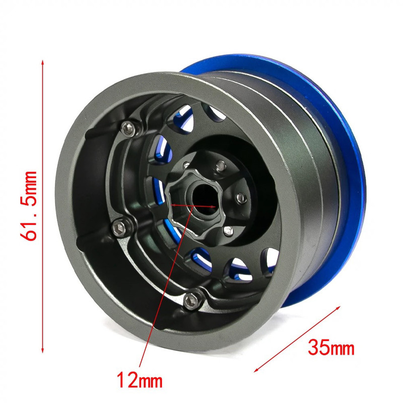 Aro de roda Beadlock de metal  - Wheel Rim Rc avaliação e preço