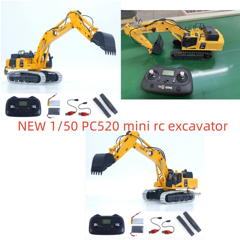 Mini Escavadeira RC 1/50 PC520 - Rc Hobby Toucan avaliação e preço