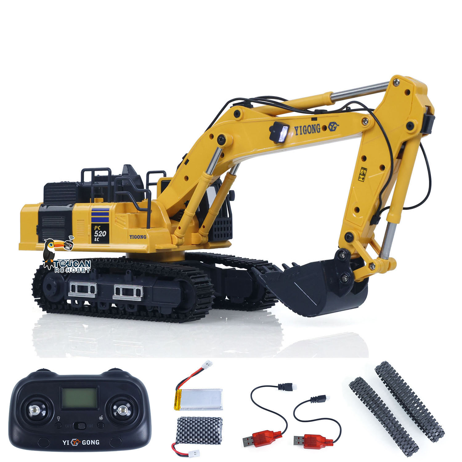 Mini Escavadeira RC 1/50 PC520 - Rc Hobby Toucan avaliação e preço