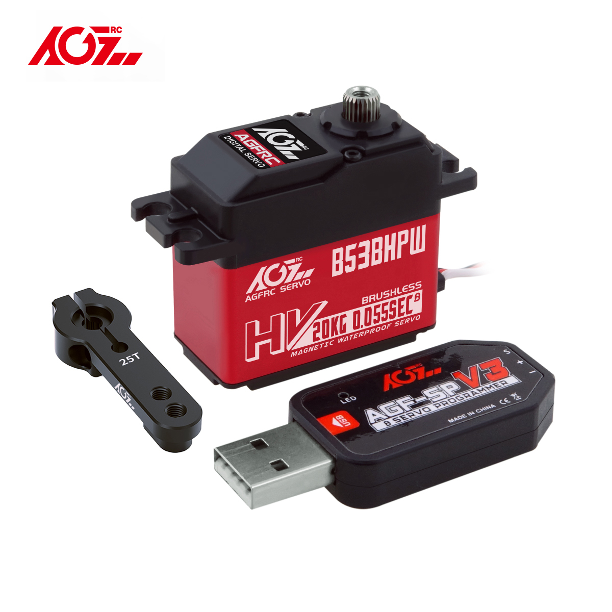 Servo AGFRC B53BHPW HV Super R - Rc Hobby Products avaliação e preço