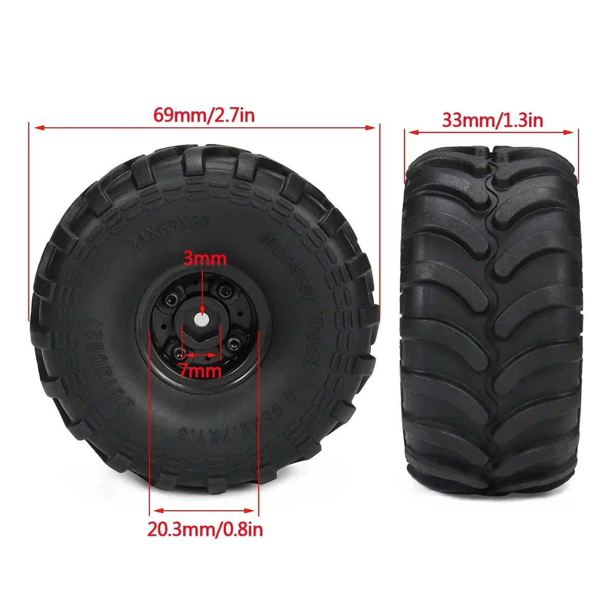 Pneus de caminhão monstro com  - Wheel Rim Rc avaliação e preço