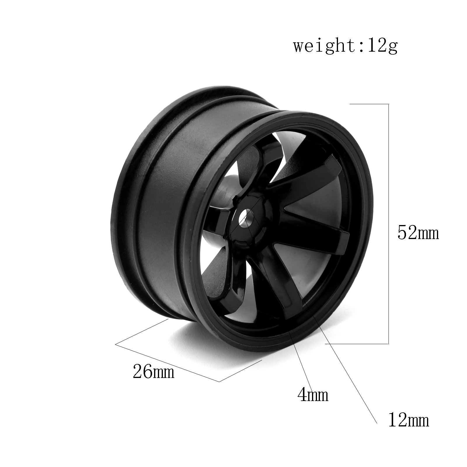 4 pçs cubo de roda de plástico - Rc Hobby Products avaliação e preço