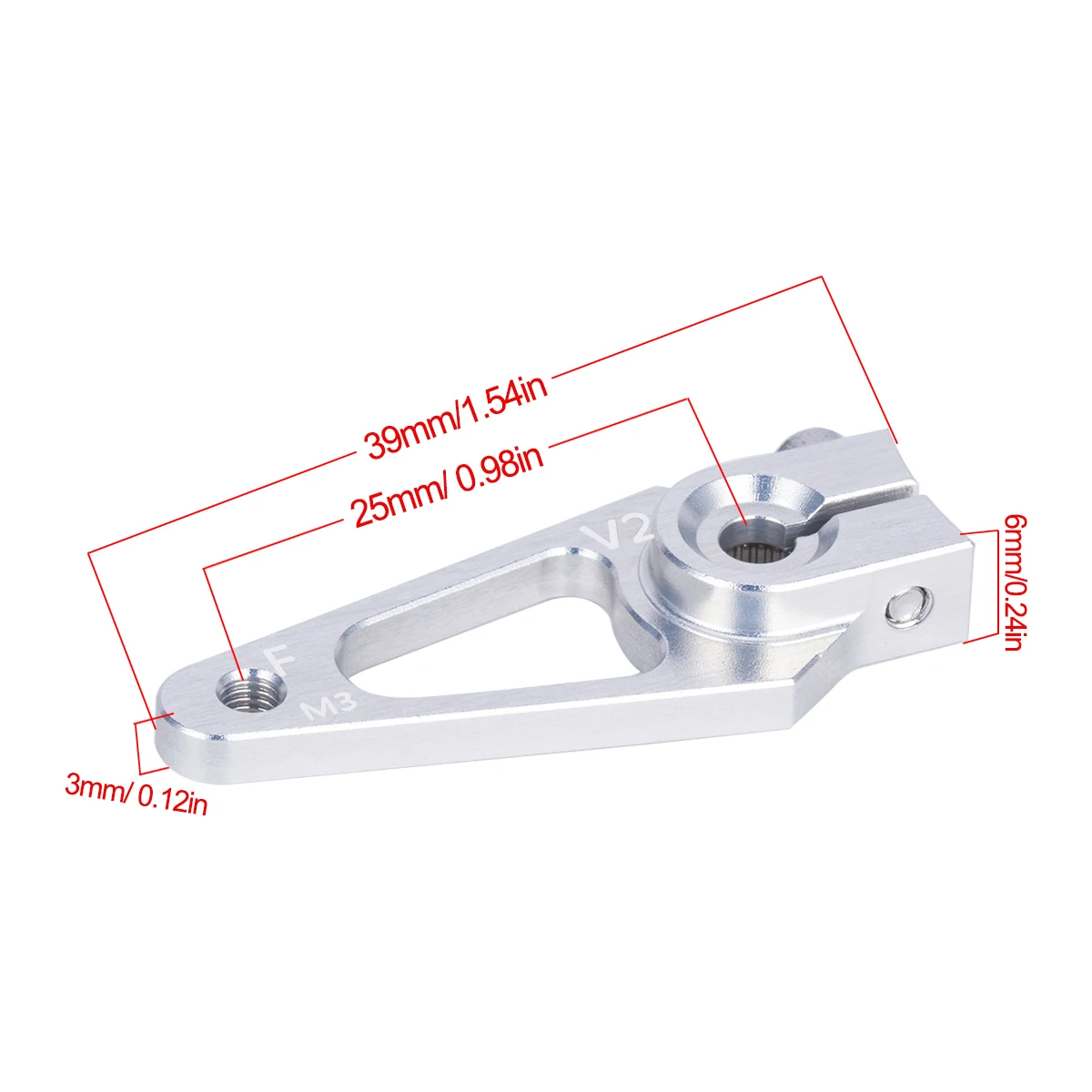 39mm m3 7075 alumínio 25t serv - Rc Hobby Factory avaliação e preço